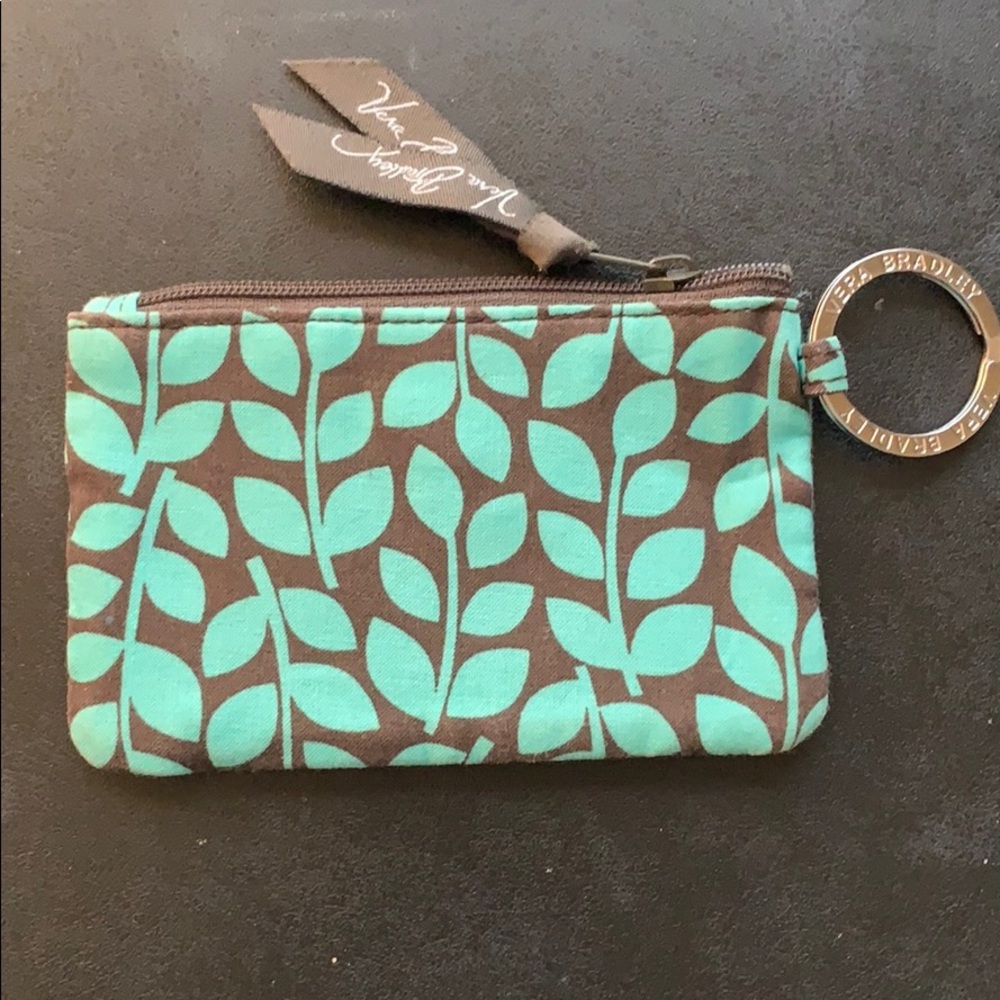 Vera Bradley Zip ID case Flower Shower